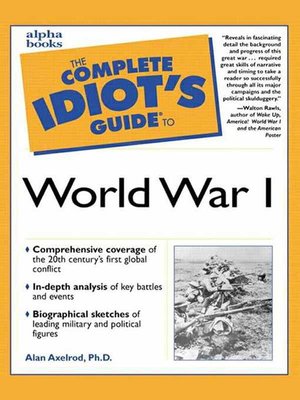 cover image of The Complete Idiot's Guide to World War I